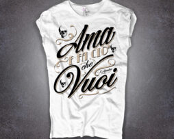 sant' Agostino t-shirt bianca donna Ama e fa ciò che vuoi