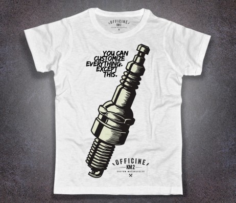 Candela motocicletta T-shirt uomo you can customize anything. except this.