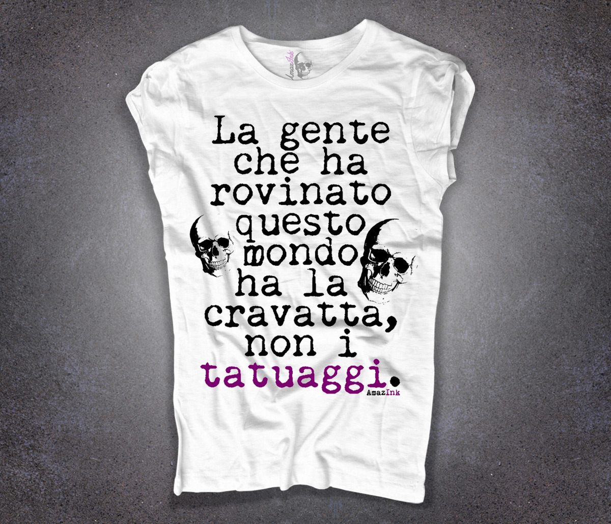 tatuaggi t-shirt donna no cravatta si tatuaggi